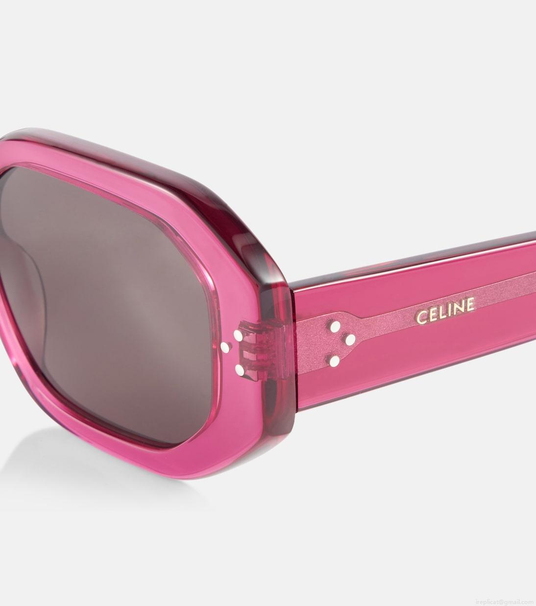 Celine EyewearBold 3 Dots oval sunglasses Celine EyewearBold 3 Dots oval sunglasses