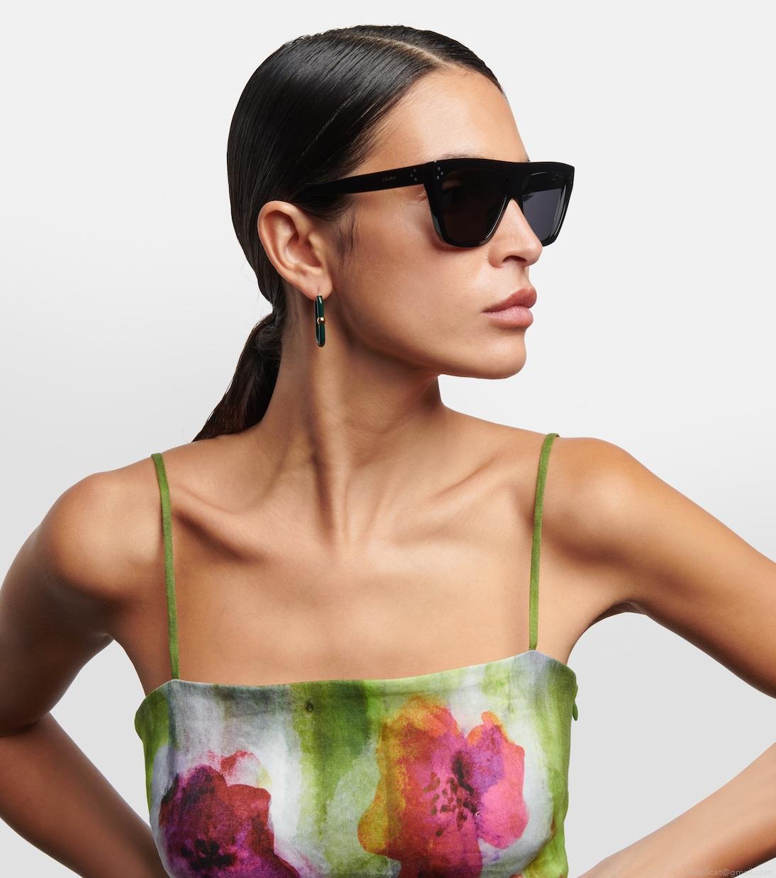 Celine EyewearBold 3 Dots flat-brow sunglasses Celine EyewearBold 3 Dots flat-brow sunglasses