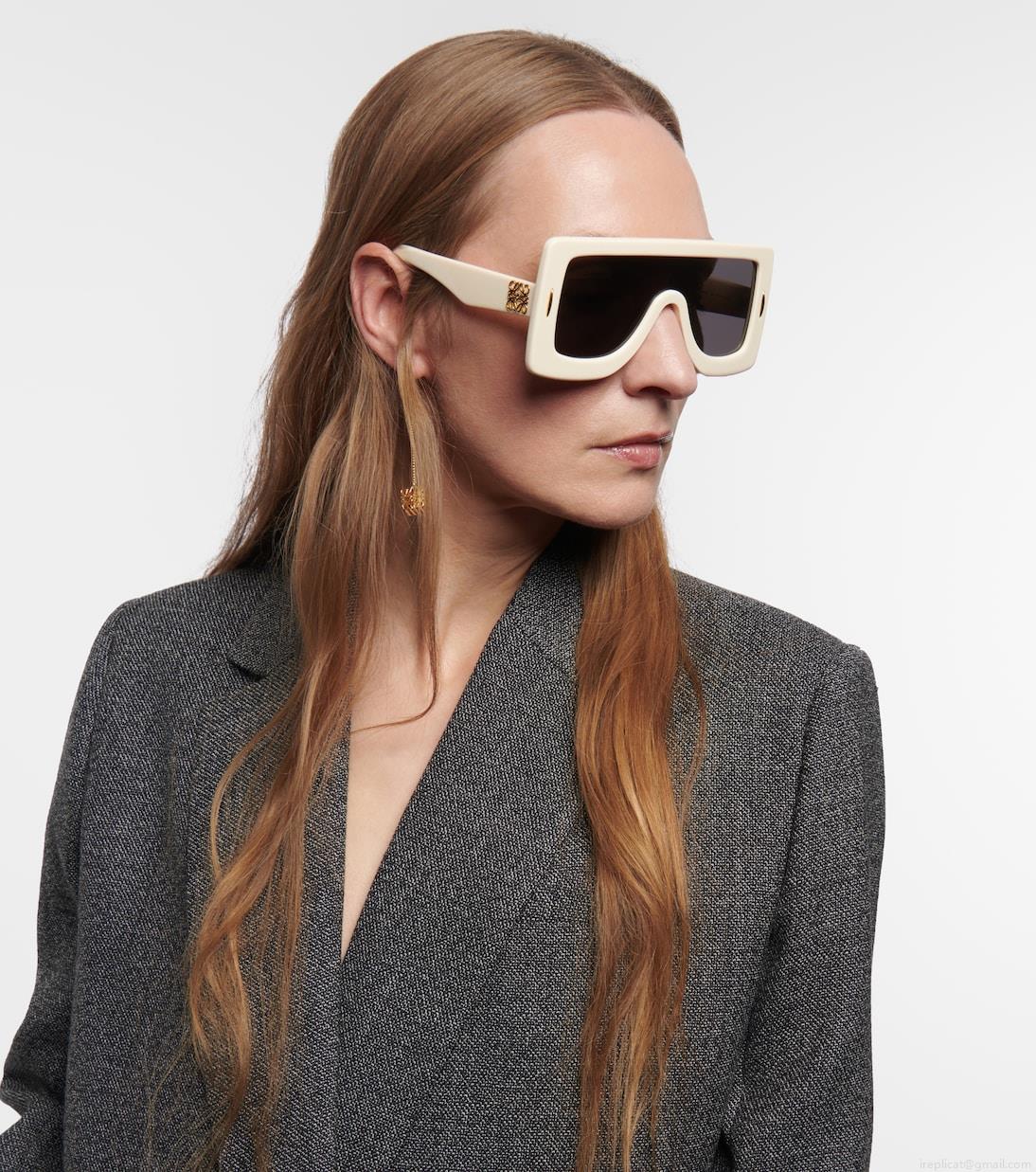 LoeweAnagram flat-top sunglasses LoeweAnagram flat-top sunglasses