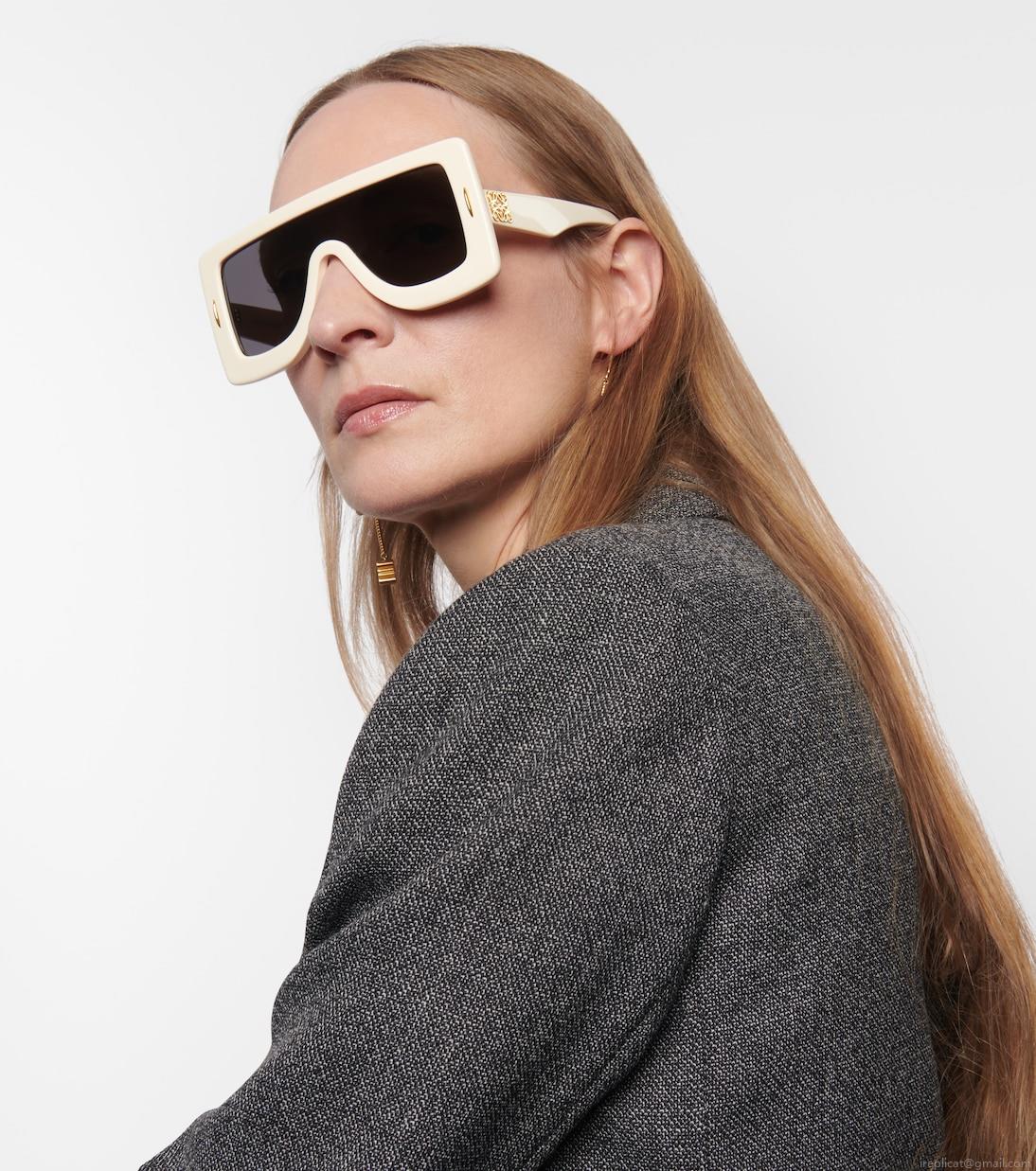 LoeweAnagram flat-top sunglasses LoeweAnagram flat-top sunglasses