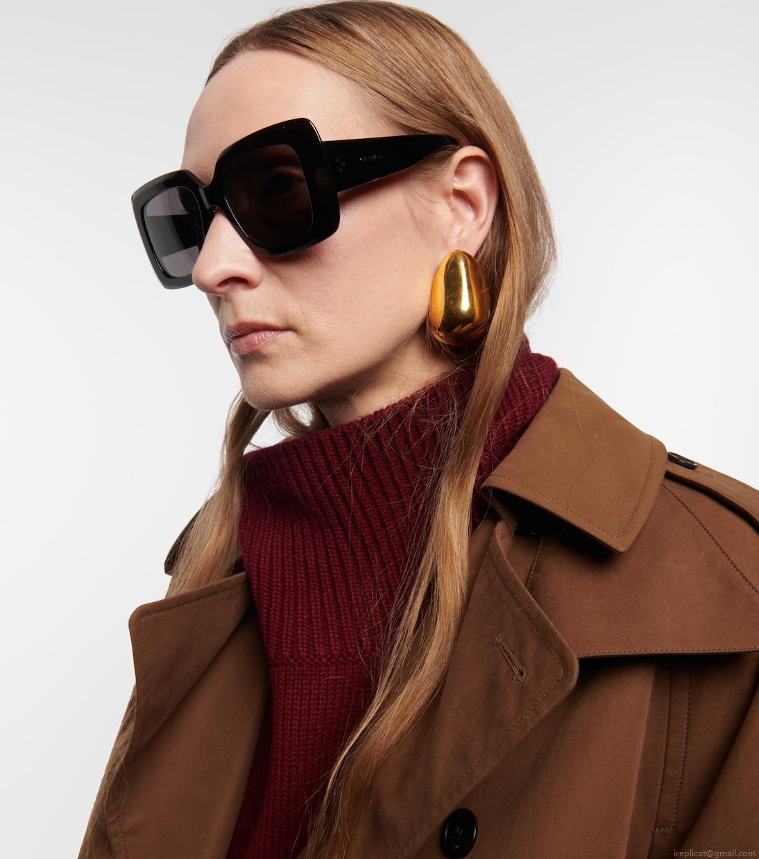 Celine EyewearBold 3 Dots square sunglasses Celine EyewearBold 3 Dots square sunglasses