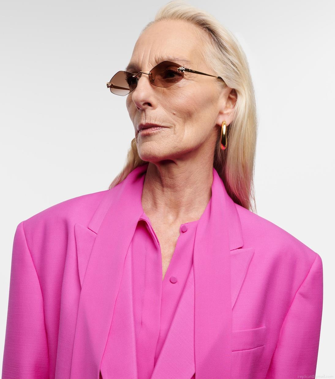 Cartier Eyewear CollectionPanthère de Cartier geometric sunglasses Cartier Eyewear CollectionPanthère de Cartier geometric sunglasses