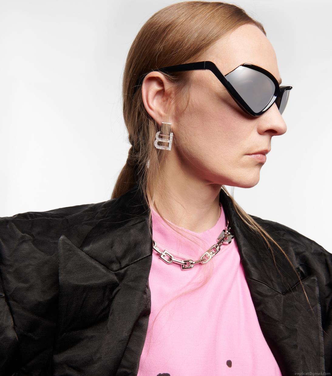 BalenciagaSide Xpander oval sunglasses BalenciagaSide Xpander oval sunglasses