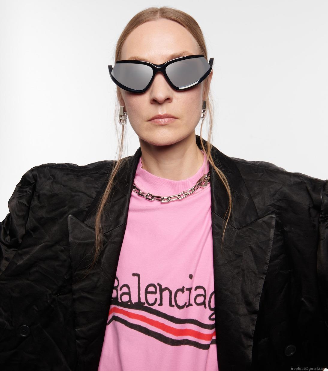 BalenciagaSide Xpander oval sunglasses BalenciagaSide Xpander oval sunglasses