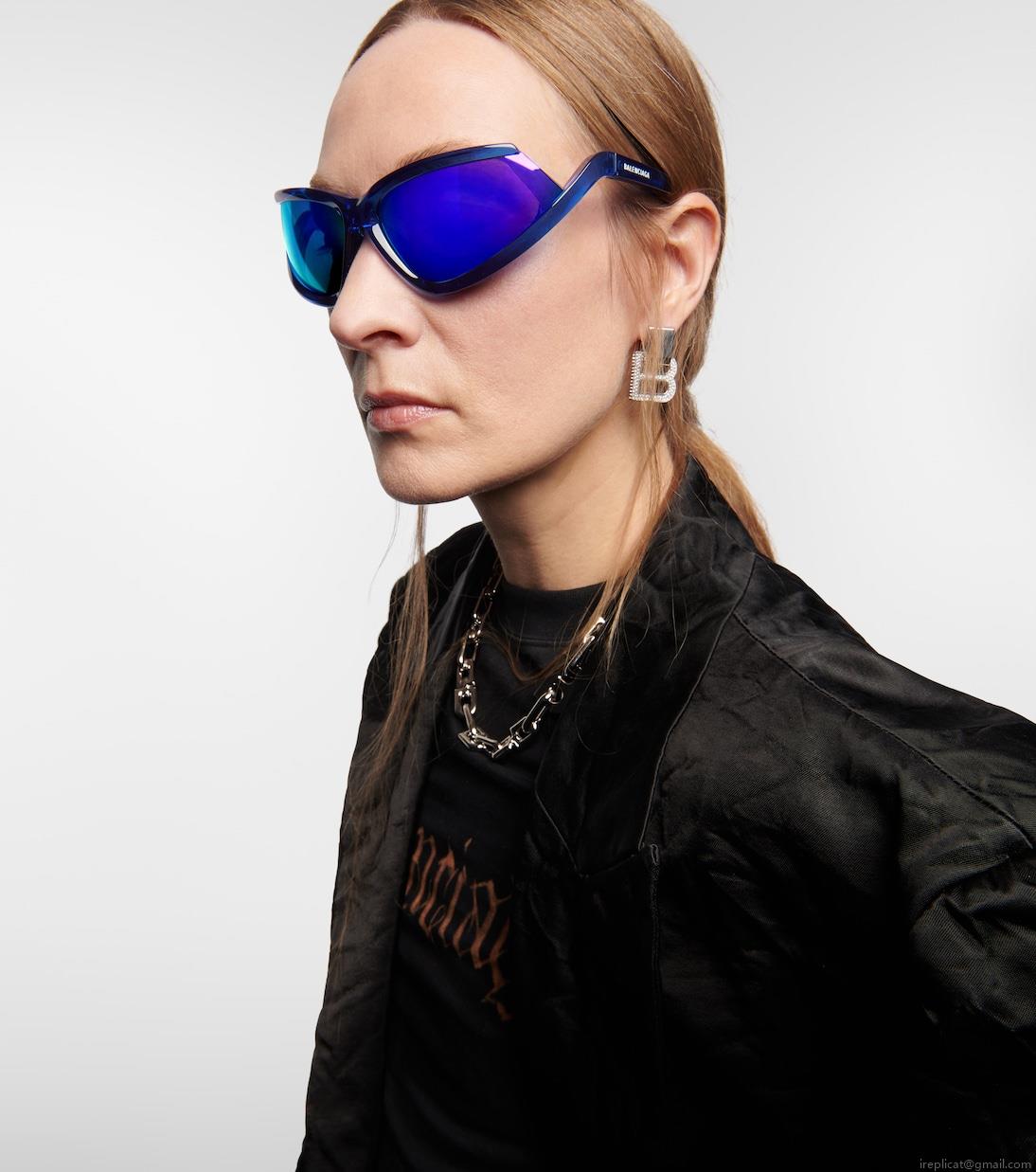 BalenciagaSide Xpander oval sunglasses BalenciagaSide Xpander oval sunglasses