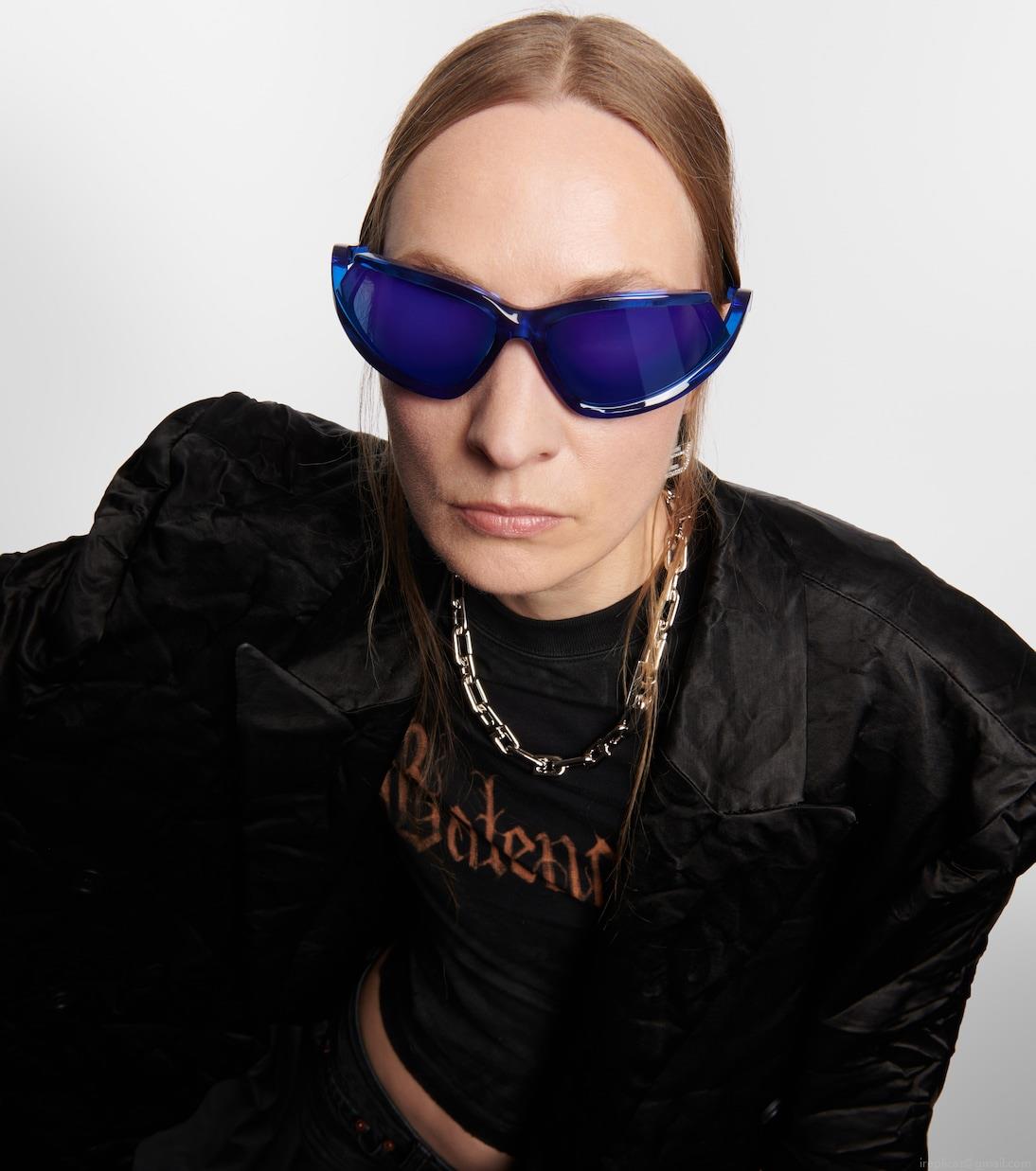 BalenciagaSide Xpander oval sunglasses BalenciagaSide Xpander oval sunglasses