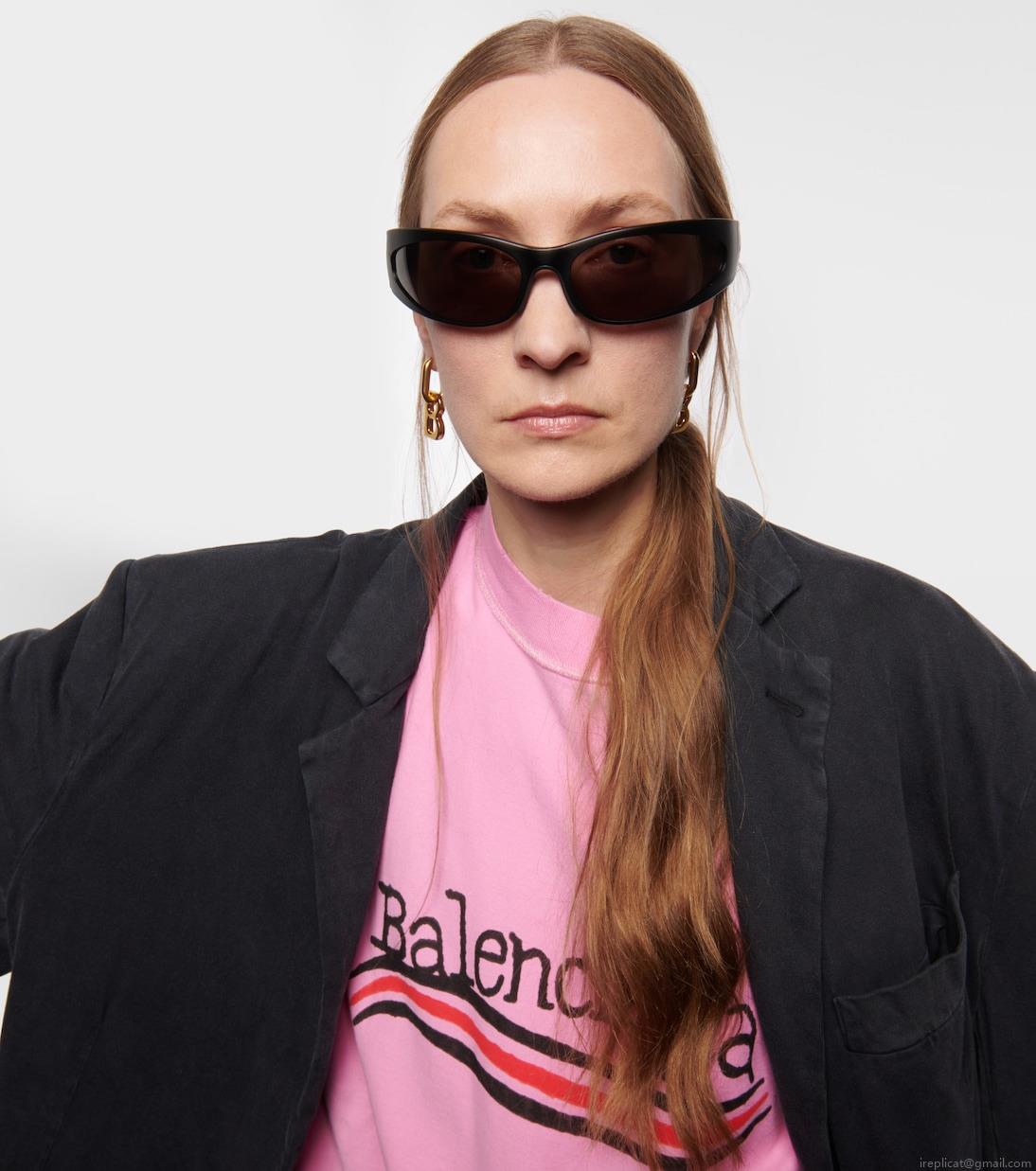 BalenciagaReverse Xpander oval sunglasses BalenciagaReverse Xpander oval sunglasses