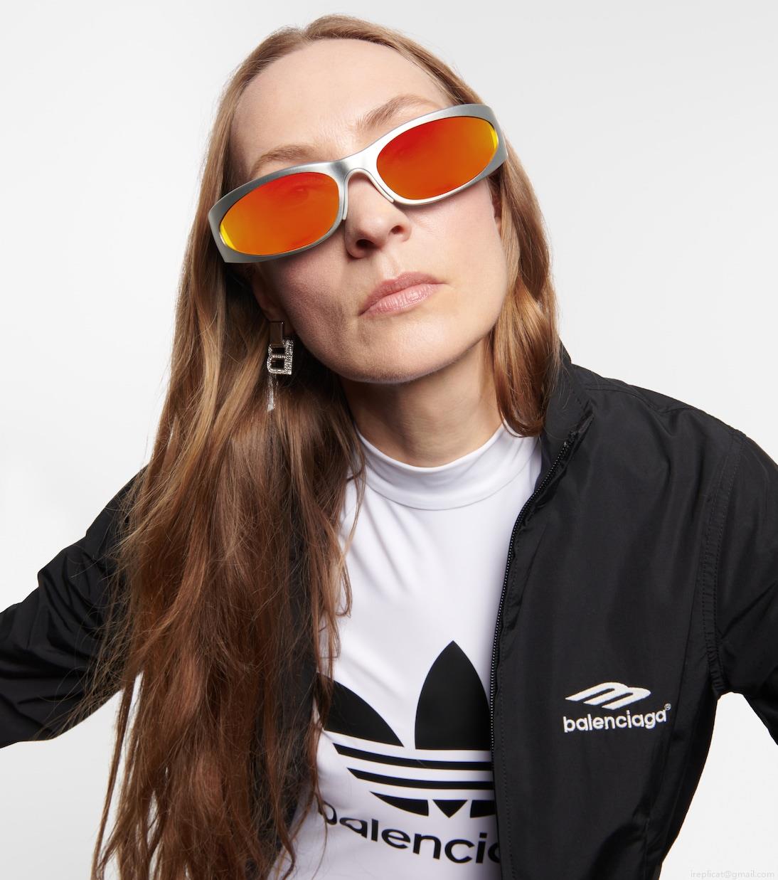 BalenciagaReverse Xpander oval sunglasses BalenciagaReverse Xpander oval sunglasses