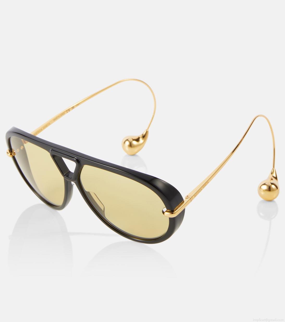 Bottega VenetaDrop aviator sunglasses Bottega VenetaDrop aviator sunglasses